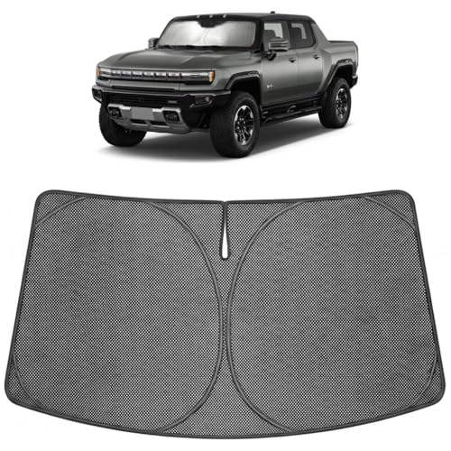 Custom Fit Car Windshield Sun Shade for 2022 (2022-2026 GMC Hummer EV)