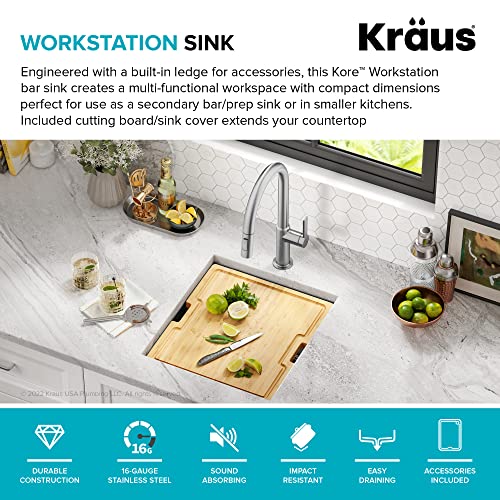 Kore Workstation 17 (PVD Gunmetal / 17 Inch / Modern Workstation)
