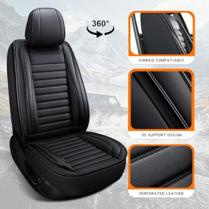 Car Seat Covers (Black 2/Full Set)
