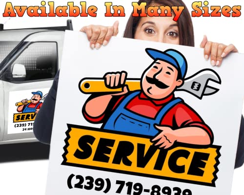 Custom Car Magnet Sign Personalized Business Logo for Cars Trucks Vans