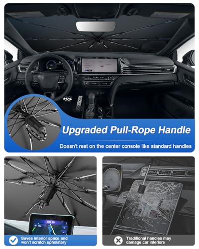 for 2026 Toyota Camry Car Windshield Sun Shade Umbrella (2025 2026 Camry)