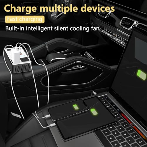 200W Car Power Inverter DC 12V to 110V AC (XS)