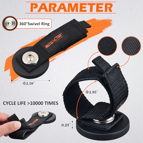 2packs Magnetic Hooks Heavy Duty (2.6in Magnet-Strape 2PCS)
