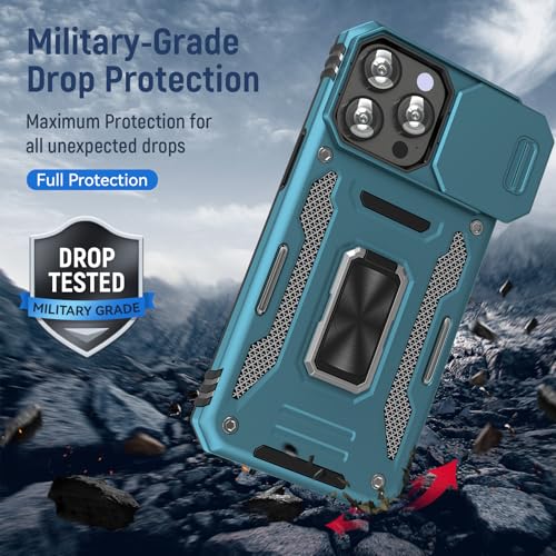 Phone Case for 16 Pro Case 16 Pro Phone Case with Camera Cover (iPhone 16 Pro 【6.3 inch】 / Light Blue)