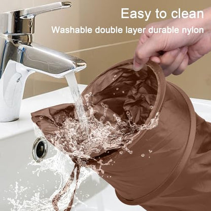 Car Trash Can (Brown / 1 Gallons-2 Packs)