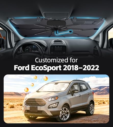 Windshield Sun Shade for Ford EcoSport 2018 (Fit for Ford EcoSport 2018–2022)