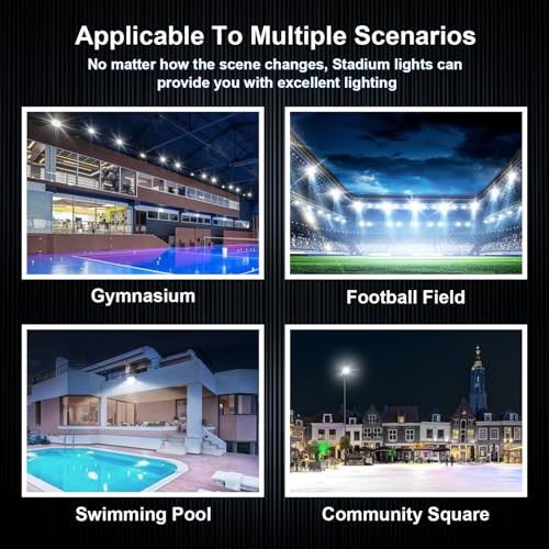360W 2 Pack LED Stadium Light Commercial Lighting for Field Arena (360W-2Pack)