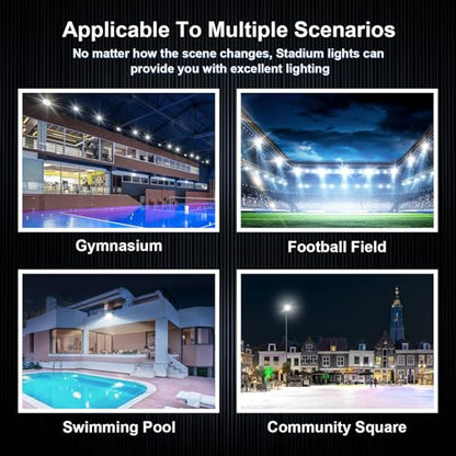 360W 2 Pack LED Stadium Light Commercial Lighting for Field Arena (360W-2Pack)