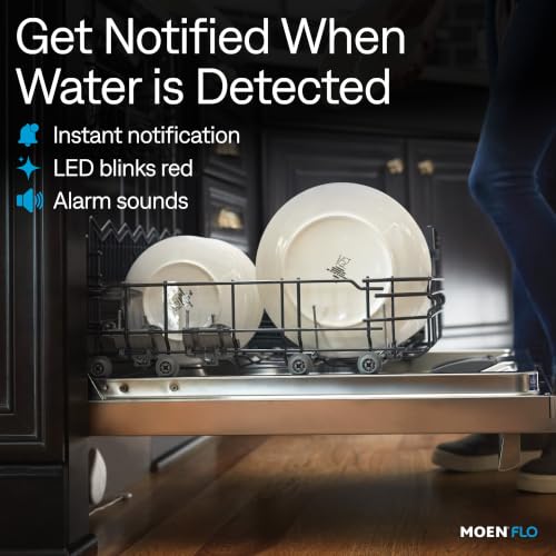 Flo Detector WiFi Enabled Water & Moisture Sensor (White / 1 Sensor)