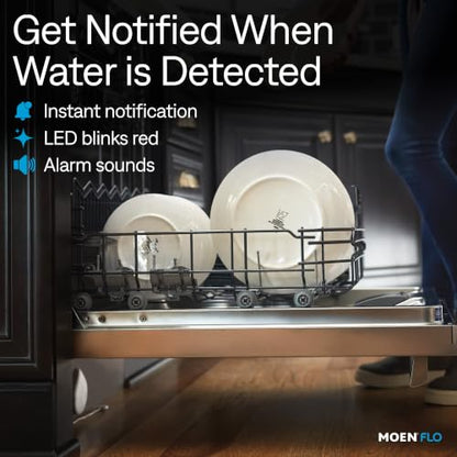 Flo Detector WiFi Enabled Water & Moisture Sensor (White / 1 Sensor)