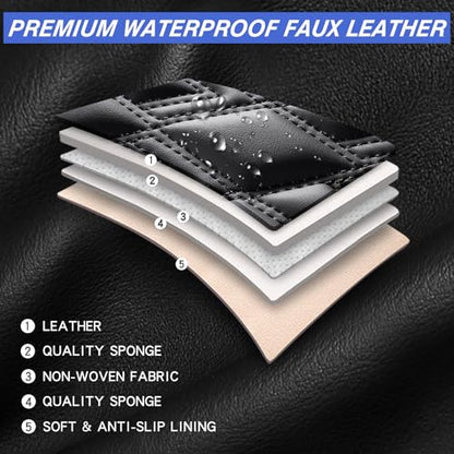 Seat Covers Car Seat Covers Full Set (Black / Full Set)