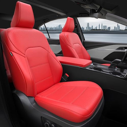 Custom Fit Seat Covers for Toyota Camry 2025 2026 Hybrid (Red / 2025-2026 Camry LE SE)