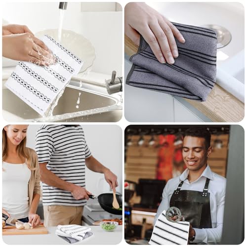 Microfiber Cleaning Cloth (White/Grey)
