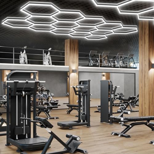 Hexagon Garage Lights (14-Girds / Non-Dimmable)