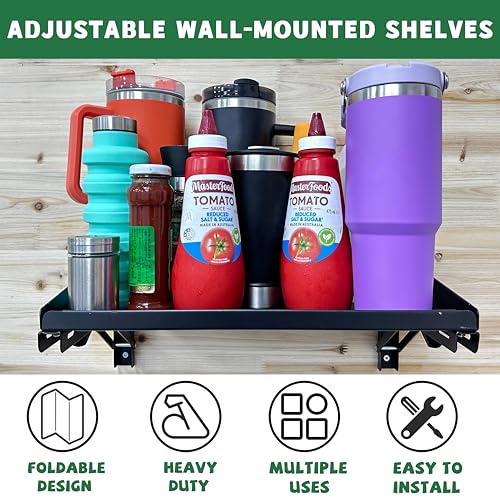Garage Folding Storage Rack Shelves (200LB Folding Storage Rack Shelves)