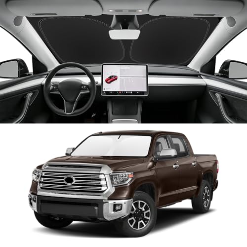 Custom Fit Windshield Sun Shade for Toyota Tundra 2007 (for 2007-2021 Toyota Tundra)