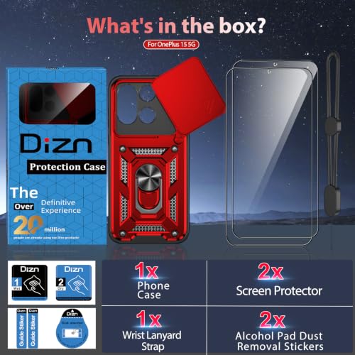 for OnePlus 15 5G Case (OnePlus 15 5G（6.78"） / Red)