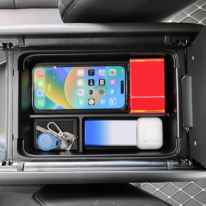 Armrest Box Compatible with Hyundai Santa Fe 2024 2025 2026 (Armrest Storage Box)