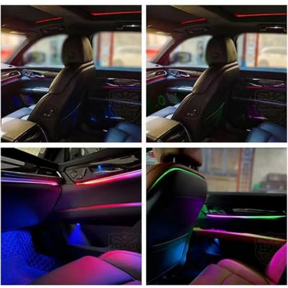 Acrylic Interior Car LED Strip Light APP Control (18 in 1)
