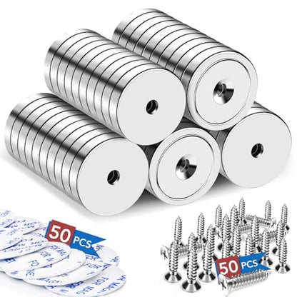 Magnets Neodymium Magnet 110LBS Strong Heavy Duty Rare Earth 50 P (110 lbs)