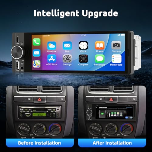 Single DIN Car Stereo