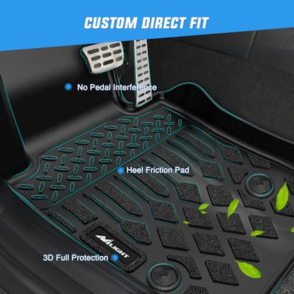 TPE Floor Mats for Kia Carnival Hybrid 8 Seat 2025 2026 (2025-2026 Kia Carnival Hybrid)