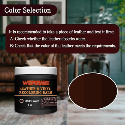 Leather Recoloring Balm (Dark Brown)