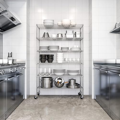 UltraDurable 6 (Steel / 6-Tier Shelving, 48" W x 18" D)