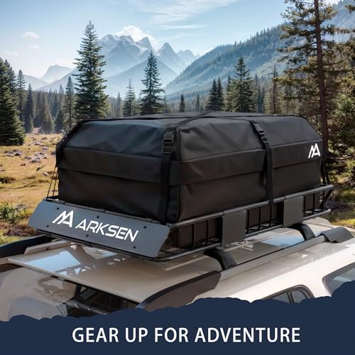 54" x 34" x 6" Roof Rack Cargo Basket with Extension (54" Roof Rack)