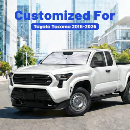 Car Windshield Sun Shade Umbrella for Toyota Tacoma 2016 (For Toyota Tacoma 2016-2026)