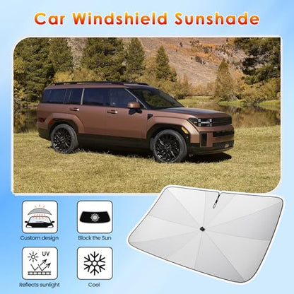 for Car Windshield Sunshade Umbrella 2024 (for 2024-2026 Santa Fe)