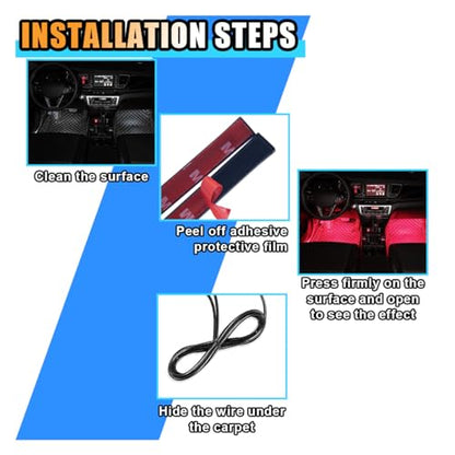 Car LED Strip Light (Cigar Lighter / Red)