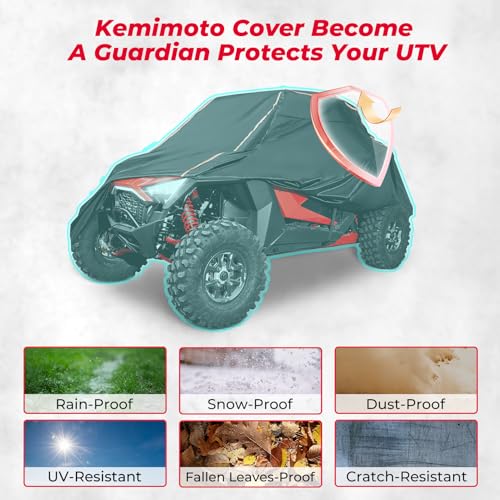 PRO XP Cover X3 Heavy Duty UTV Cover 2 Seater Large Size Compatible with Can (Large)