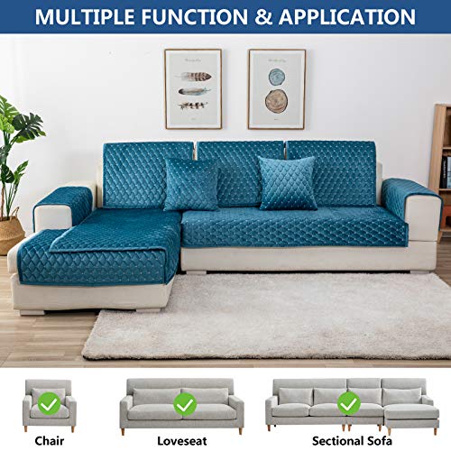 Couch Cover Sectional Couch Covers (36''x63''/Rectangular / Blue)