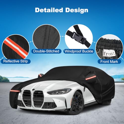 QUNSUNUS Car Cover for BMW M4 (for BMW M4/4 Series 2014-2026)