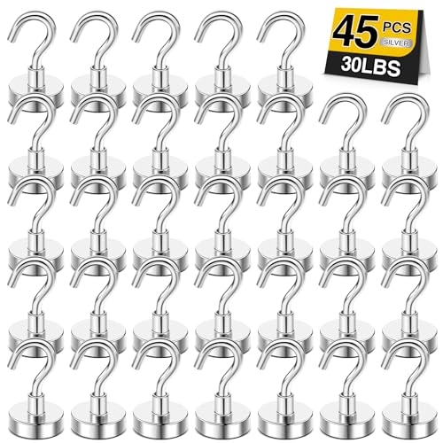 Magnetic Hooks 45pcs 30lbs Cruise Essentials 2026 Magnet Hook