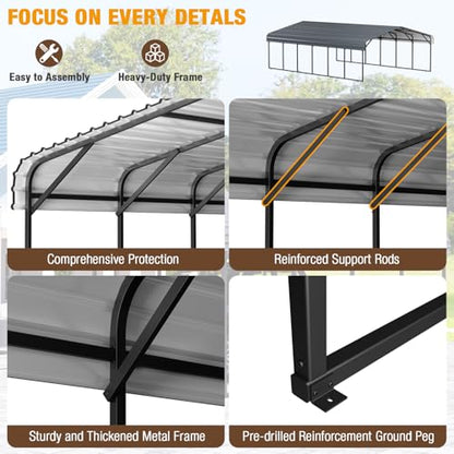 20'x30' Metal Carport