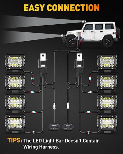4 Inch LED Pod Lights (8 Pcs)
