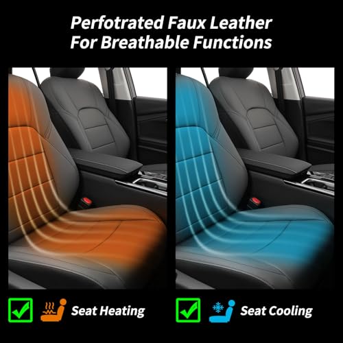 Camry Car Seat Covers Custom for Toyota 2025 2026 Camry (Leatherette(Black/Gray) / 2025-2026 Camry Hybrid (XLE/XSE))