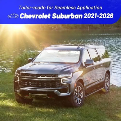 Windshield Sun Shade Umbrella for Chevrolet Suburban 2021 (for Suburban 2021-2026)