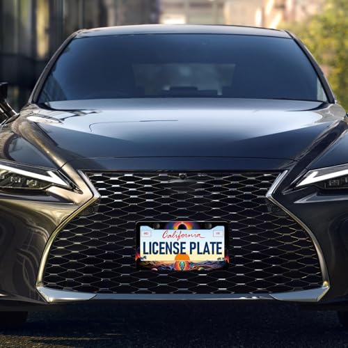 Neon Alien License Plate Frames (Neon Alien)