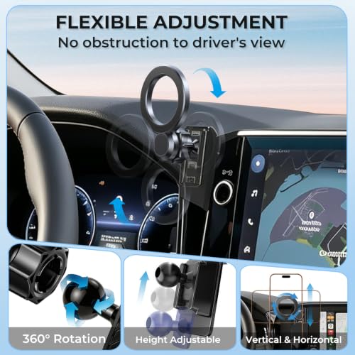 Car Phone Holder for Toyota Camry 2025 (Fit for 2025-2026 Camry, 12.3-Inch)