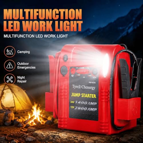 12V 24V Jump Starter (Red)