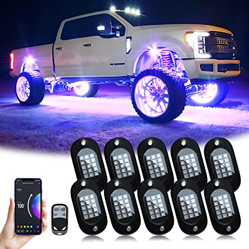 RGB LED Rock Light (10 Pods / RGB)
