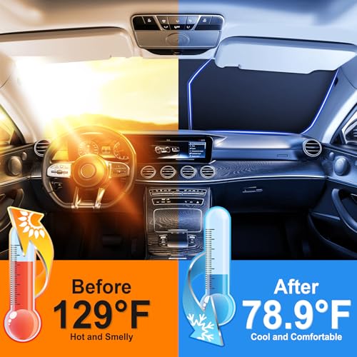 Universal 300T Car Windshield Sun Shade (Big SUV)