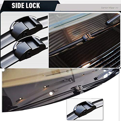 Front Wiper Blades 26"26" Replacement for VW Touareg Porsche Cayenne (26"+26")