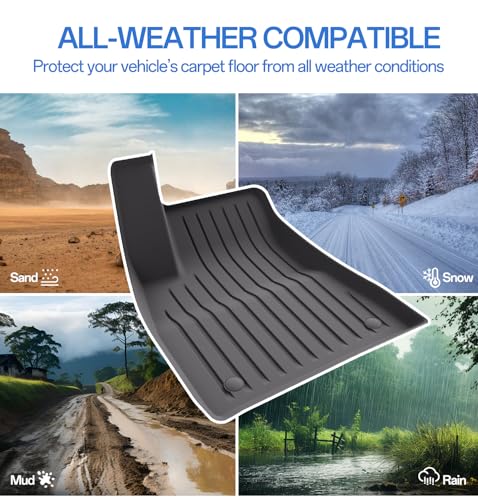 2025 New Version Floor Mats for Model 3 Highland (6 PCS for Model 3 2024-2025)