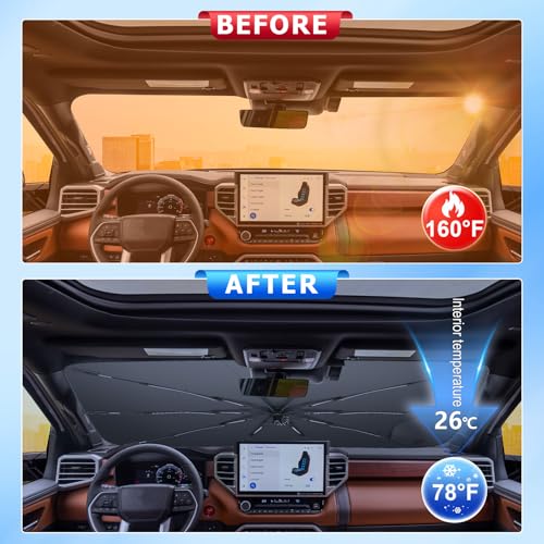 for Car Windshield Sunshade Umbrella 2023 (for 2023-2026 Toyota Sequoia)