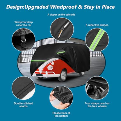 Car Cover for 1950 (Black / for 1950-1992 VW Bus T1 T2 T3)