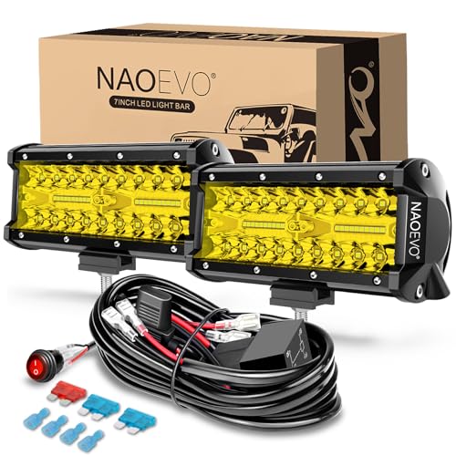 7 Inch LED Light Bar (Yellow)
